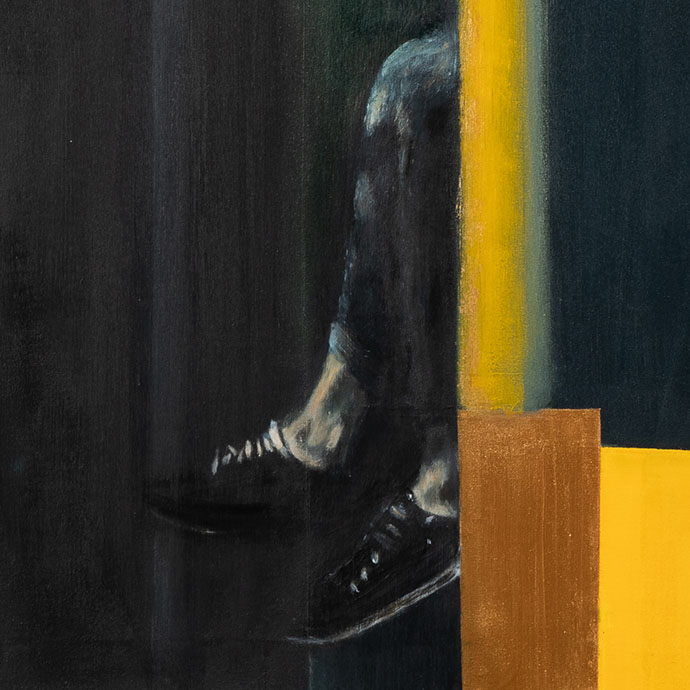Peinture L'homme et l'oiseau