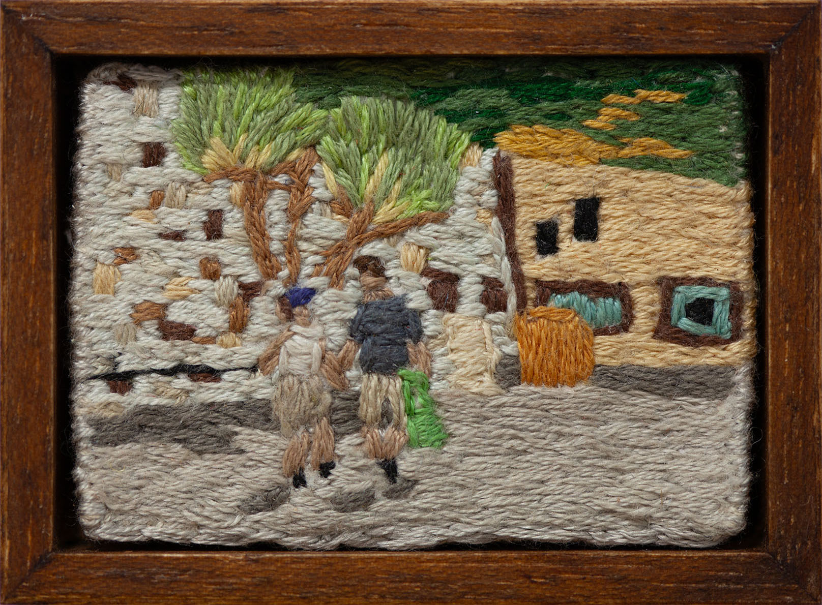 Emplettes au village